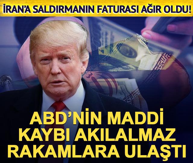 İran'a saldırmanın faturası ağır oldu! ABD'nin maddi kaybı 2 milyar dolara yaklaştı