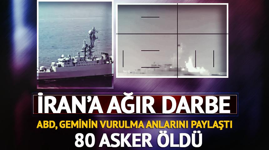 Savaşta İran'a ağır darbe! Gemi batırıldı: Onlarca &ouml;l&uuml; ve yaralı var