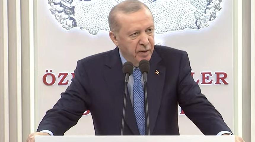 Cumhurbaşkanı Erdoğan'dan Doğu Akdeniz'de d&uuml;ş&uuml;r&uuml;len f&uuml;zeyle ilgili a&ccedil;ıklama: "Anında gerekli m&uuml;dahalede bulunuyoruz"