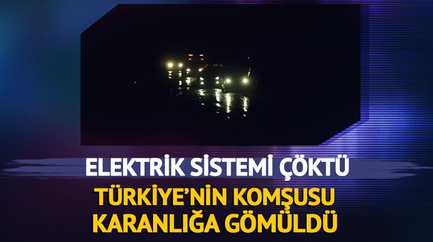Irak karanlığa g&ouml;m&uuml;ld&uuml;! Elektrik sistemi &uuml;lke &ccedil;apında &ccedil;&ouml;kt&uuml;