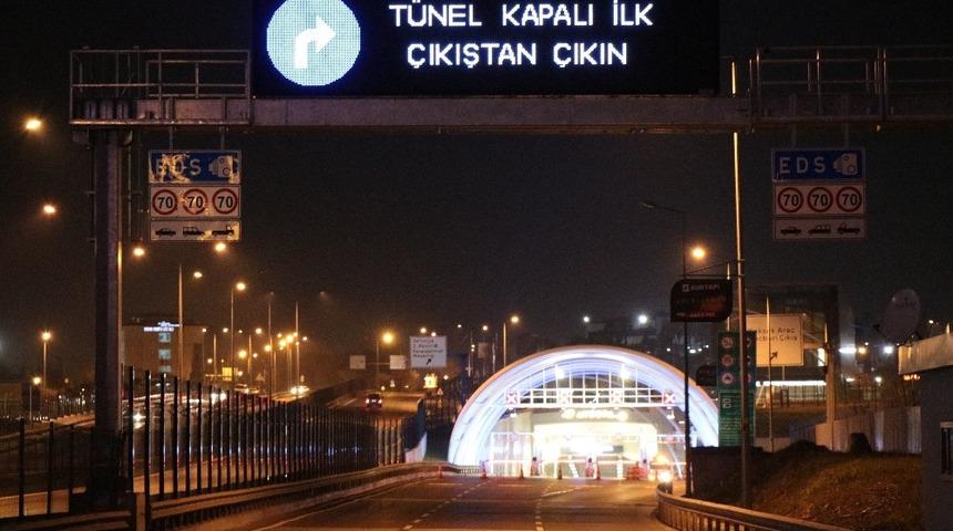 Avrasya Tüneli trafiğe kapatıldı!