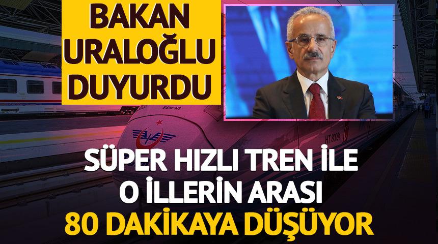 &lsquo;S&uuml;per Hızlı Tren&rsquo; m&uuml;jdesi: Ankara-İstanbul arası 80 dakikaya d&uuml;ş&uuml;yor
