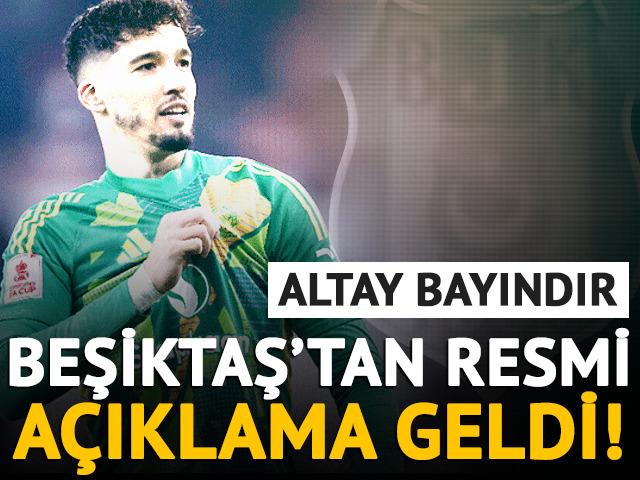 Beşiktaş'ta Altay Bayındır sesleri! Sergen Yal&ccedil;ın'dan transfer sorusuna gizemli yanıt: "Zamanı gelince..."