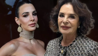 H&uuml;lya Ko&ccedil;yiğit'in torunu Dubai'de keyif yaptı! Pozu tepki &ccedil;ekti