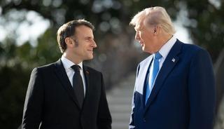 Macron ve Trump'tan 'savaş' teması