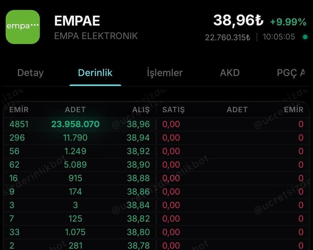 Halka arzın son kalesi teslim olmuyor! EMPAE tavan serisine devam dedi 1