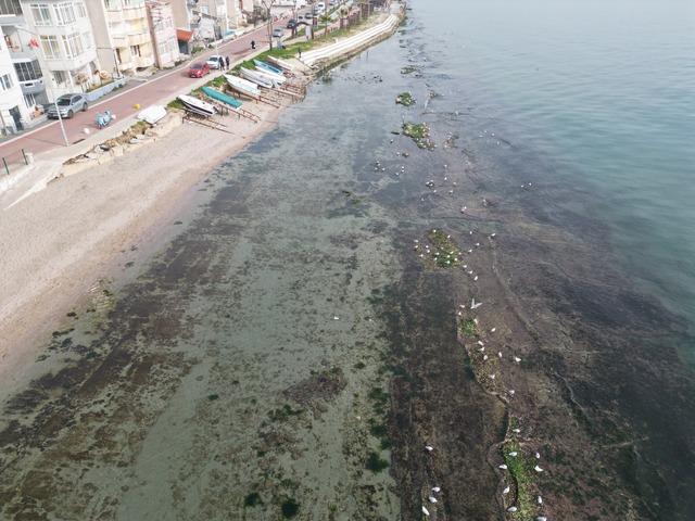 Tekirdağ da deniz suyu &ccedil;ekildi 1