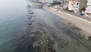 Tekirdağ'da deniz suyu &ccedil;ekildi