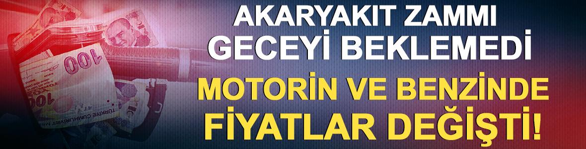 Akaryakıt zammı geceyi beklemedi: Motorin ve benzinde fiyatlar değişti!