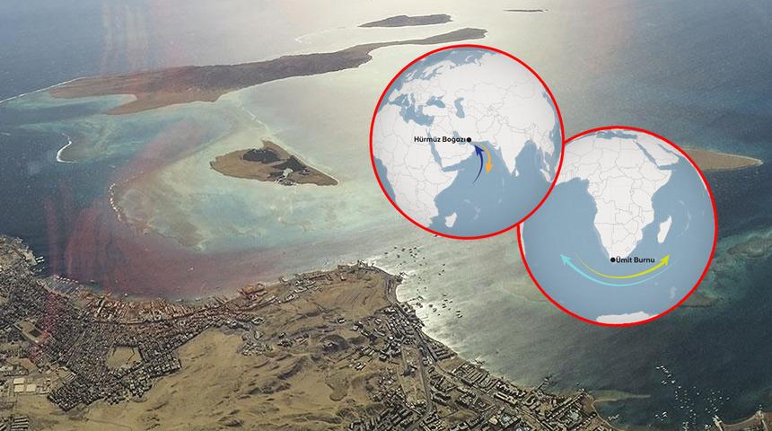 H&uuml;rm&uuml;z'de y&uuml;zde 90 azaldı: Daha uzun rotada trafik artıyor