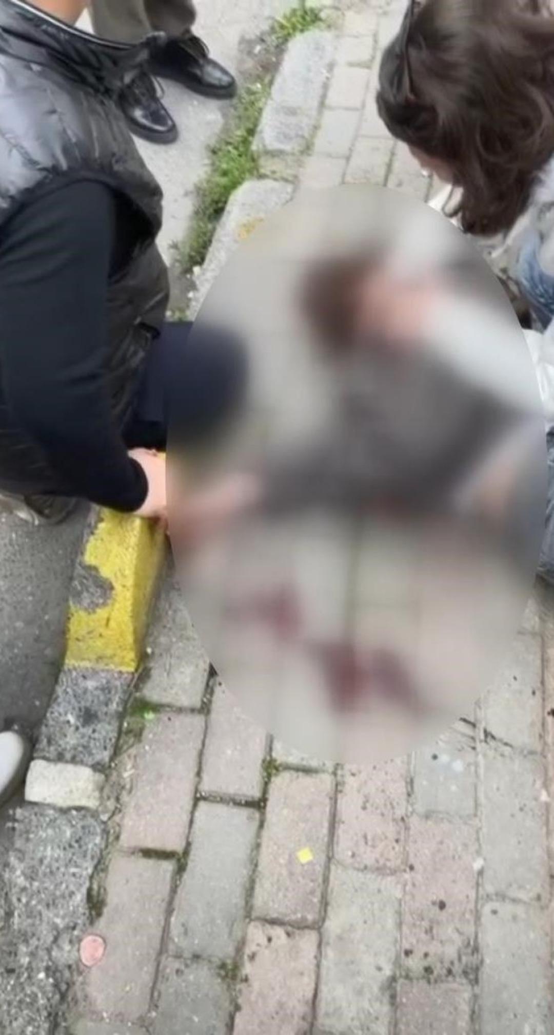 Sokak ortasında vahşet: Fatih te okulun &ouml;n&uuml;nde kadın cinayeti!  1