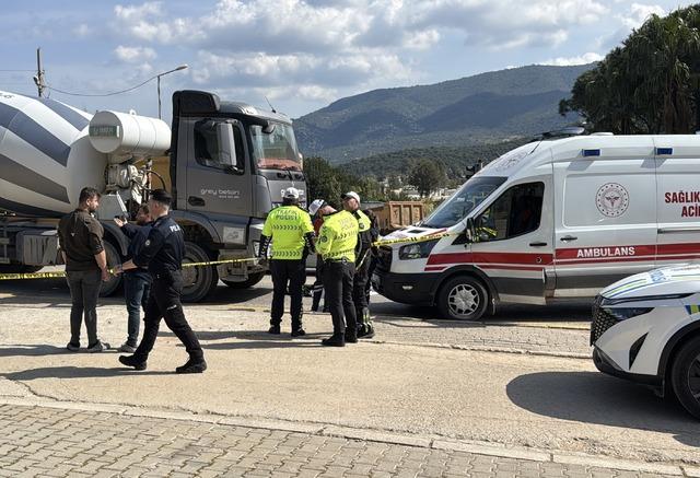 Bodrum da beton mikserinin &ccedil;arptığı yaya &ouml;ld&uuml; 1
