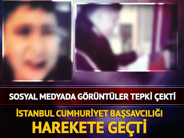 K&uuml;&ccedil;&uuml;c&uuml;k &ccedil;ocuğu d&ouml;v&uuml;p kayda almışlardı: İnfiale yol a&ccedil;an g&ouml;r&uuml;nt&uuml;ler sonrası harekete ge&ccedil;ildi!