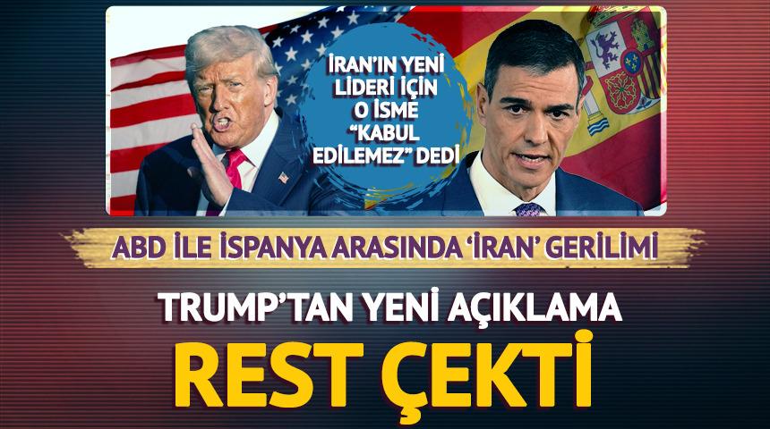 ABD Başkanı Trump'tan İspanya'ya tepki
