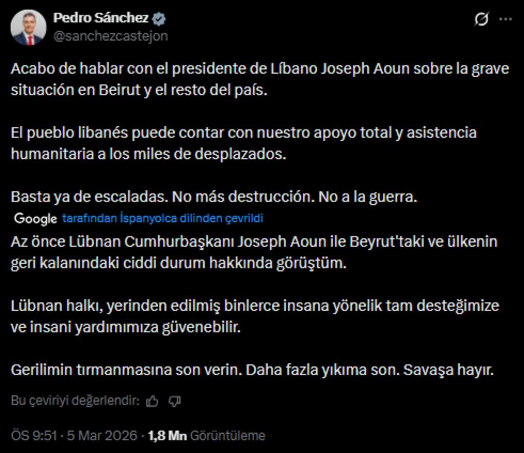 ABD ye rest &ccedil;eken İspanya &ccedil;ıtayı y&uuml;kseltiyor: Pedro S&aacute;nchez den Netanyahu nun tadını ka&ccedil;ıracak &ccedil;ıkış 2
