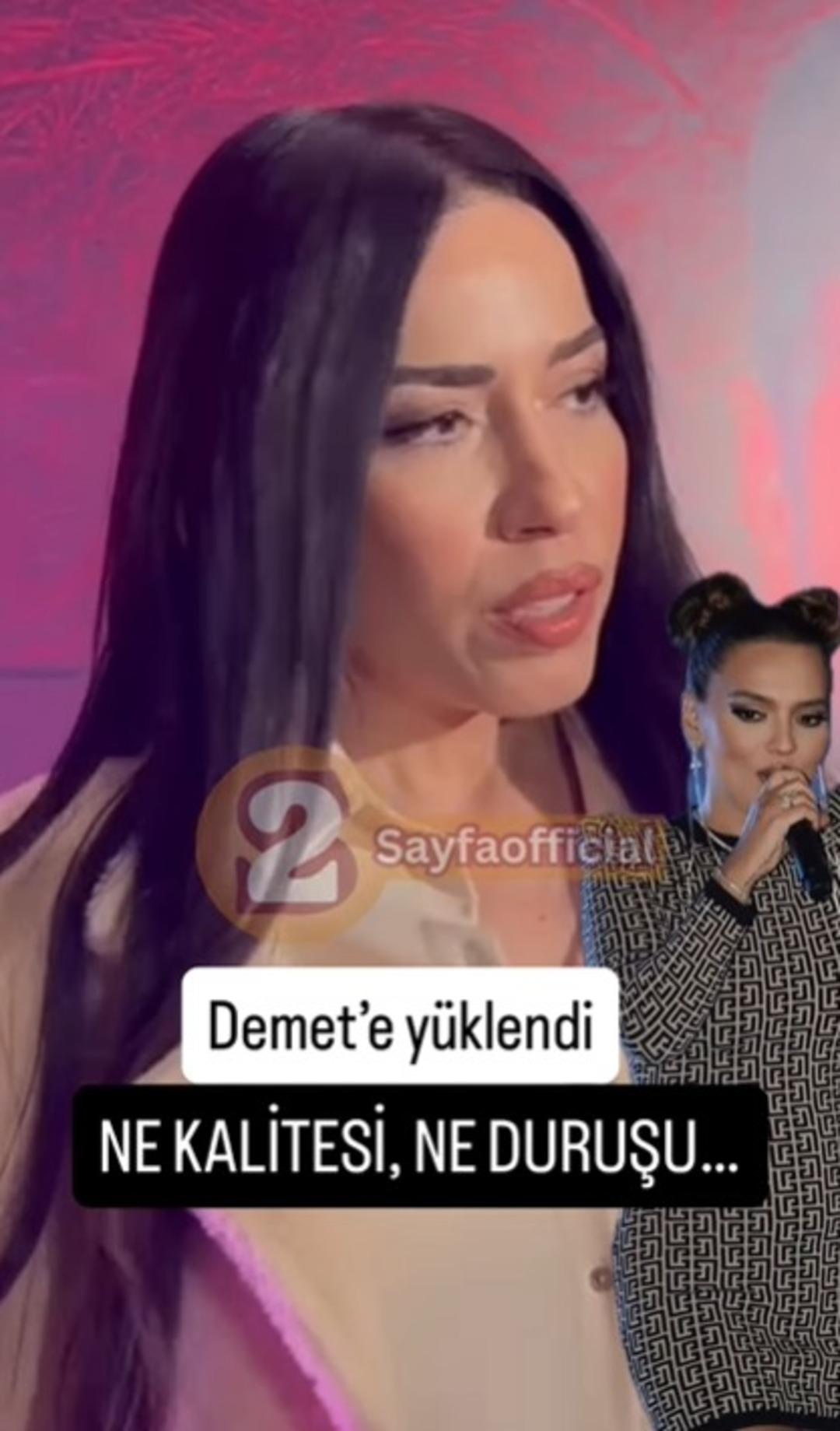 Burcu G&uuml;neş Demet Akalın a fena y&uuml;klendi! Ağzına geleni saydı! "Ne duruş ne de kalite olarak..." 1