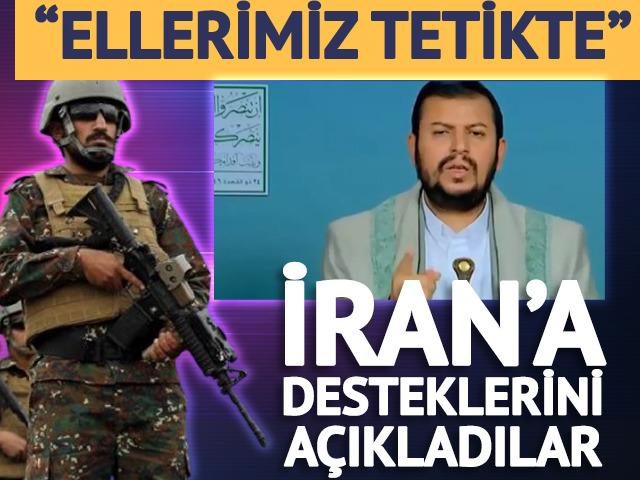 Yemen'deki Husiler'den İran'a destek: "Ellerimiz tetikte"