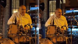 30 yıllık sevgilisinden ayrılan Paşinyan kendini müziğe verdi: Baterinin başına geçip stres attı