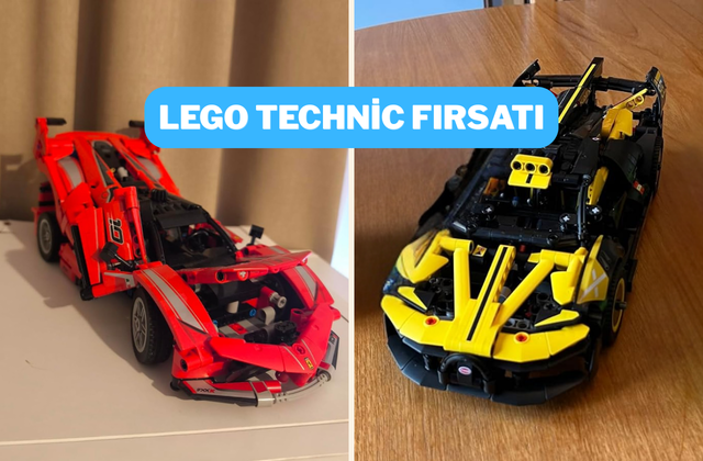 Ferrari’den Bugatti’ye LEGO Technic'te kaçırılmayacak fırsat!