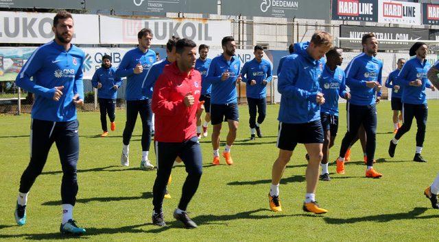 Trabzonspor, Kayserispor maçı hazırlıklarını sürdürdü