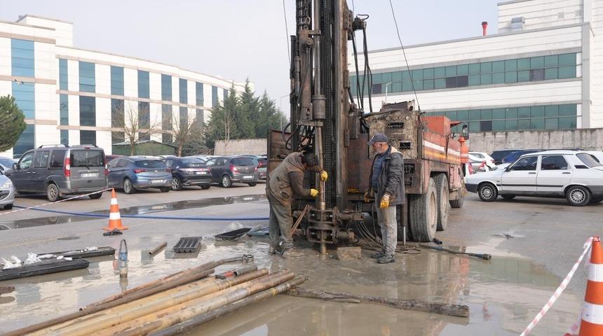 400 yataklı hastane yapımı i&ccedil;in zemin et&uuml;t &ccedil;alışmaları başladı