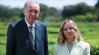 Cumhurbaşkanı Erdoğan İtalya Başbakanı Meloni ile görüştü! 