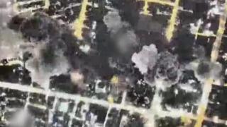 Görüntüleri İsrail paylaştı! İran dini lideri Hamaney'in konutu böyle vurulmuş