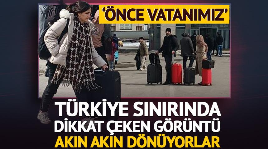 İran sınırında hareketlilik: &Uuml;lkelerine d&ouml;n&uuml;yorlar!