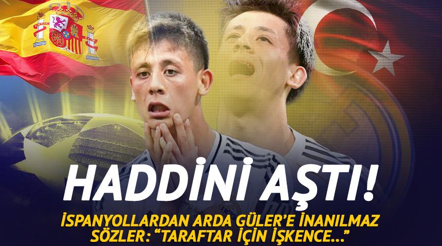 İspanyol gazeteci &ccedil;ıldırdı! "Arda G&uuml;ler taraftar i&ccedil;in bir işkencedir!"