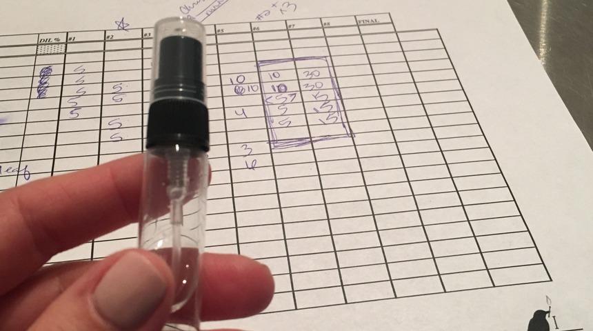 Kendi vajina kokusundan yapılmış parf&uuml;m&uuml; s&uuml;r&uuml;p date&rsquo;e &ccedil;ıkarak test eden kadın 