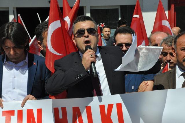 Bartın'da başhekim protesto edildi