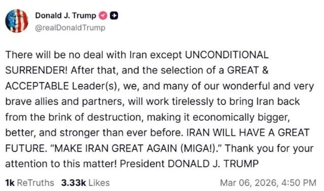 Trump tan İran mesajı! "Kayıtsız şartsız teslim olacak" 1