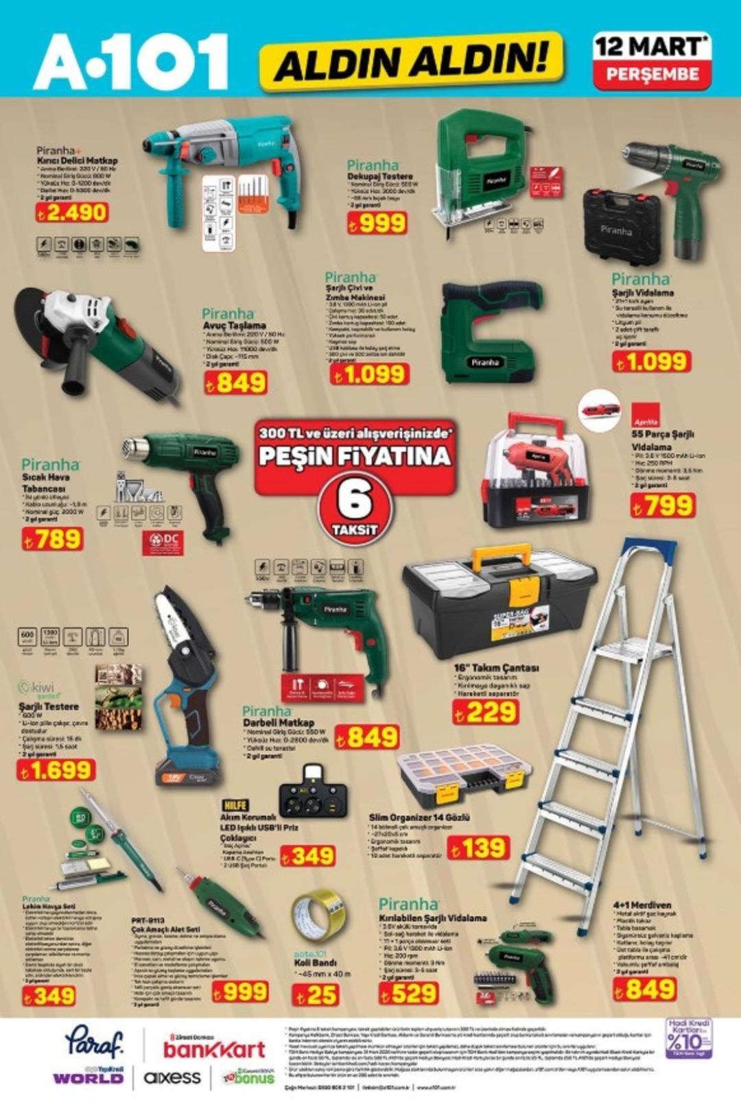 A101 e termosifon geliyor! 12 Mart 2026 A101 katalog yayınlandı! 9