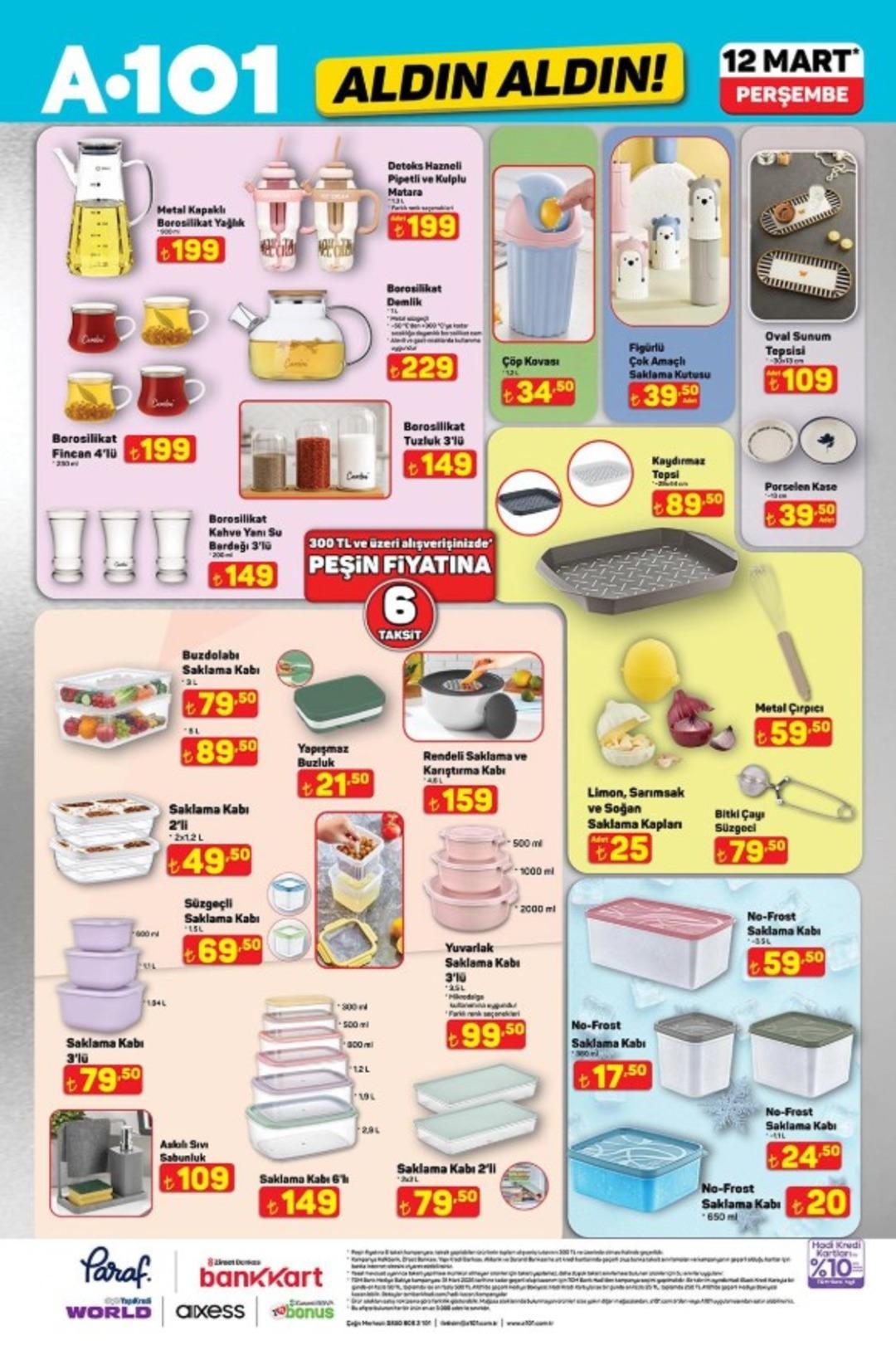 A101 e termosifon geliyor! 12 Mart 2026 A101 katalog yayınlandı! 11