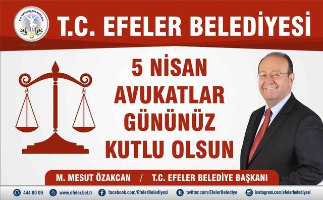 Başkan Özakcan’ın ’Avukatlar Günü’ mesajı