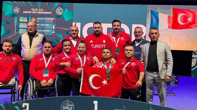 Milli para halterci Abdullah Kayapınar, Avrupa şampiyonu oldu
