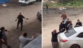 Hareketli dakikalar: Firariyi vermemek i&ccedil;in polise direndiler