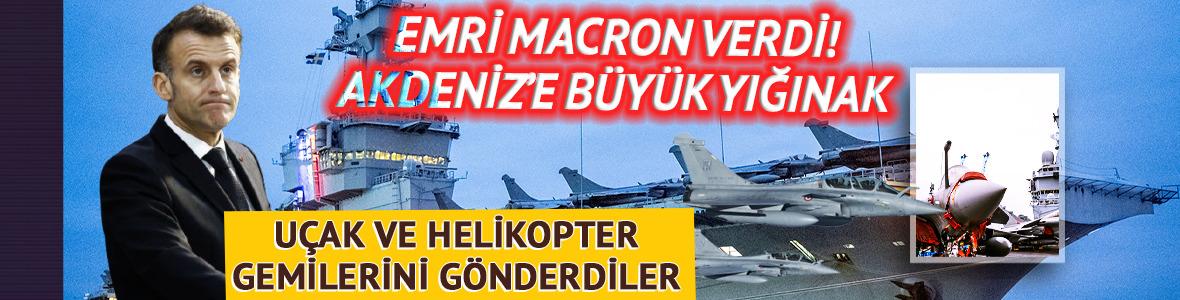 Fransa, Akdeniz'e u&ccedil;ak gemisinin ardından helikopter gemisi de g&ouml;nderdi 