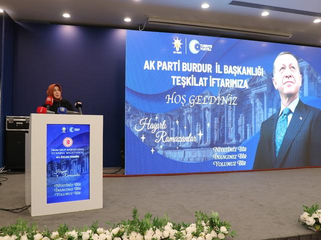 AK Parti Grup Başkanvekili Zengin, Burdur'da iftar programında konuştu