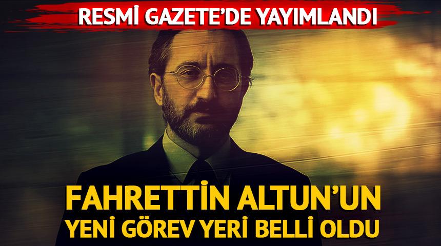 Fahrettin Altun Vatikan B&uuml;y&uuml;kel&ccedil;isi g&ouml;revine atandı