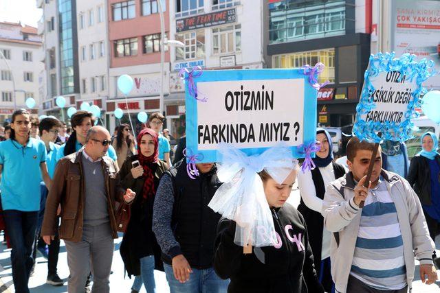 Bolu'da otizm farkındalığı için yürüyüş