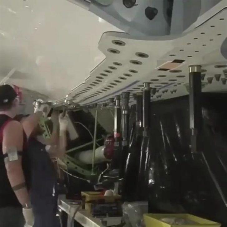 Uçaklar böyle monte ediliyor G3