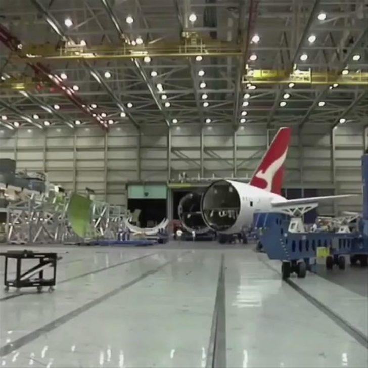 Uçaklar böyle monte ediliyor G4