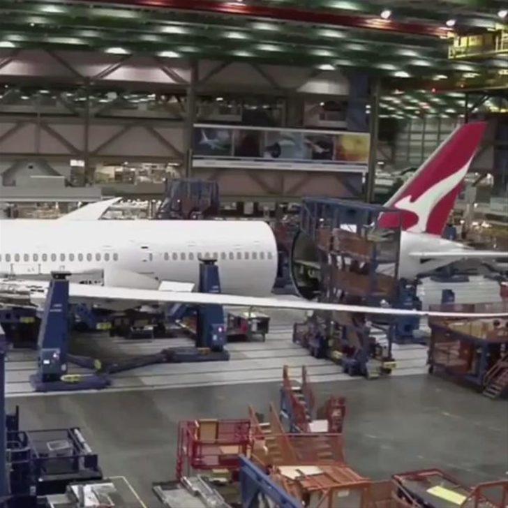 Uçaklar böyle monte ediliyor G5