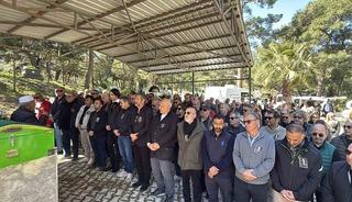 Beton mikserinin &ccedil;arptığı iş insanı son yolculuğuna uğurlandı