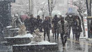 Van’da kar yağışı ve sis etkili oluyor