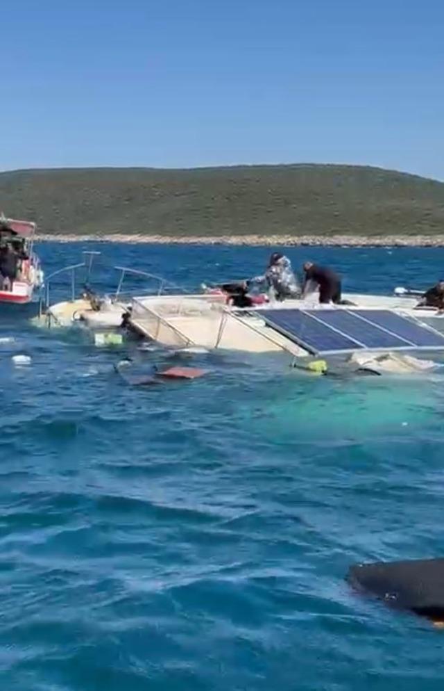 G&uuml;ll&uuml;k K&ouml;rfezi&rsquo;nde amat&ouml;r balık&ccedil;ı teknesi battı 2