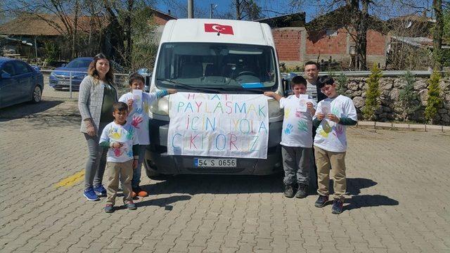 Otizmli öğrencilerden trafik uygulaması