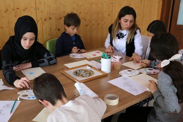 Minik maceracılar Tezhip’le tanıştı