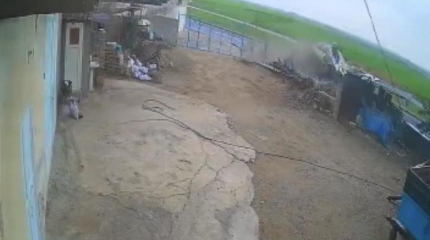 Mardin&rsquo;de 3 kişinin yaralandığı kazanın g&uuml;venlik kamerası g&ouml;r&uuml;nt&uuml;leri ortaya &ccedil;ıktı